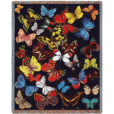 70x54 BUTTERFLIES Throw Blanket