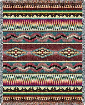 70x53 DESERT STRIPE Southwest Throw Blanket