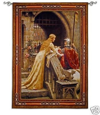 40x53 GODSPEED Medieval Tapestry Wall Hanging