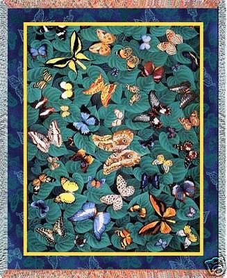 70x54 BUTTERFLY Throw Blanket