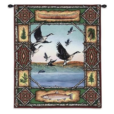 26x33 GEESE Lodge Wall Hanging