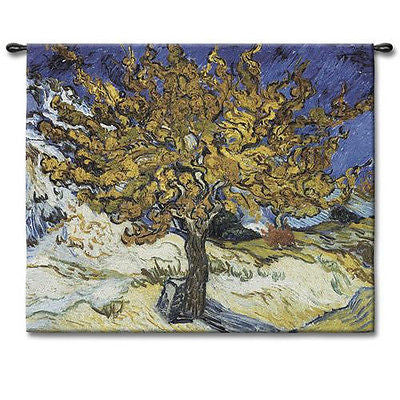 44x53 MULBERRY TREE Van Gogh Tapestry Wall Hanging