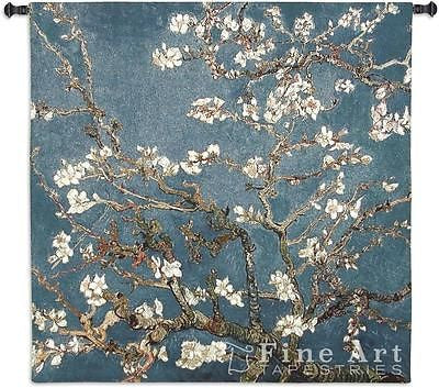 51x51 ALMOND BLOSSOM Floral Tapestry Wall Hanging