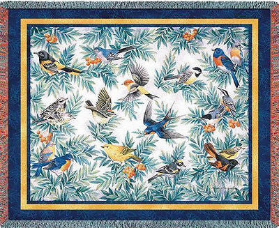 70x54 SONGBIRDS Throw Blanket