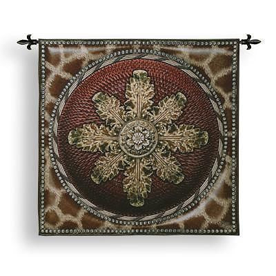 44x44 GIRAFFE ROSETTE Tapestry Wall Hanging