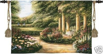 53x34 WESTBURY GARDENS Floral Tapestry Wall Hanging