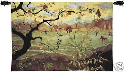 53x38 APPLE TREE Fruit ASIAN Tapestry Wall Hanging