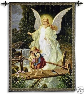 40x53 GUIDING ANGEL Tapestry Wall Hanging