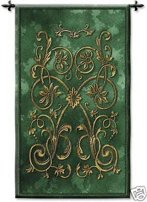 32x53 FLORETTE VERT Architectural Wall Hanging