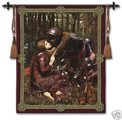 44x53 LA BELLE Medieval Tapestry Wall Hanging