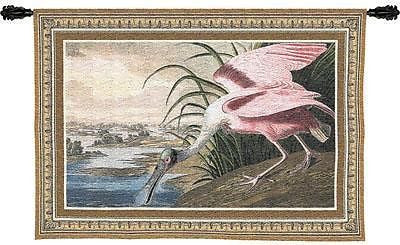 38x27 SPOONBILL PELICAN Tapestry Wall Hanging