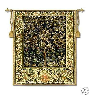 40x53 TREE OF LIFE Midnight Tapestry Wall Hanging