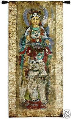 50x24 LOTUS I Asian Tapestry Wall Hanging