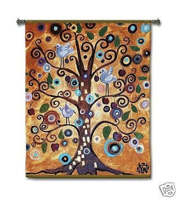42x53 TREE OF LIFE Contemporary Tapestry Wall Hanging