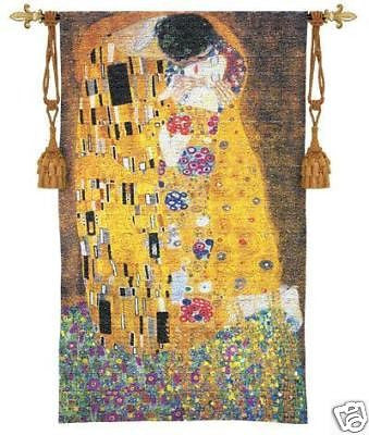 32x53 THE KISS Gustav Klimt Wall Hanging