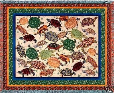 70x54 TURTLE Throw Blanket