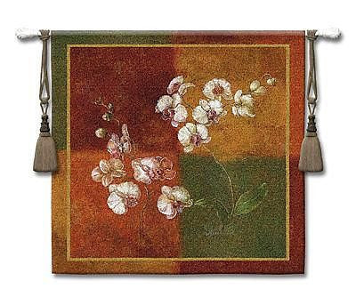 44x44 QUATRE SAISONS II Orchid Wall Hanging