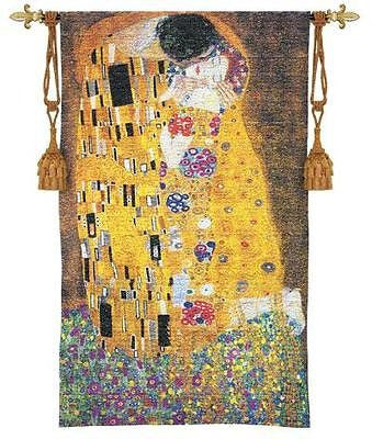 53x76 KISS Gustav Klimt Tapestry Wall Hanging