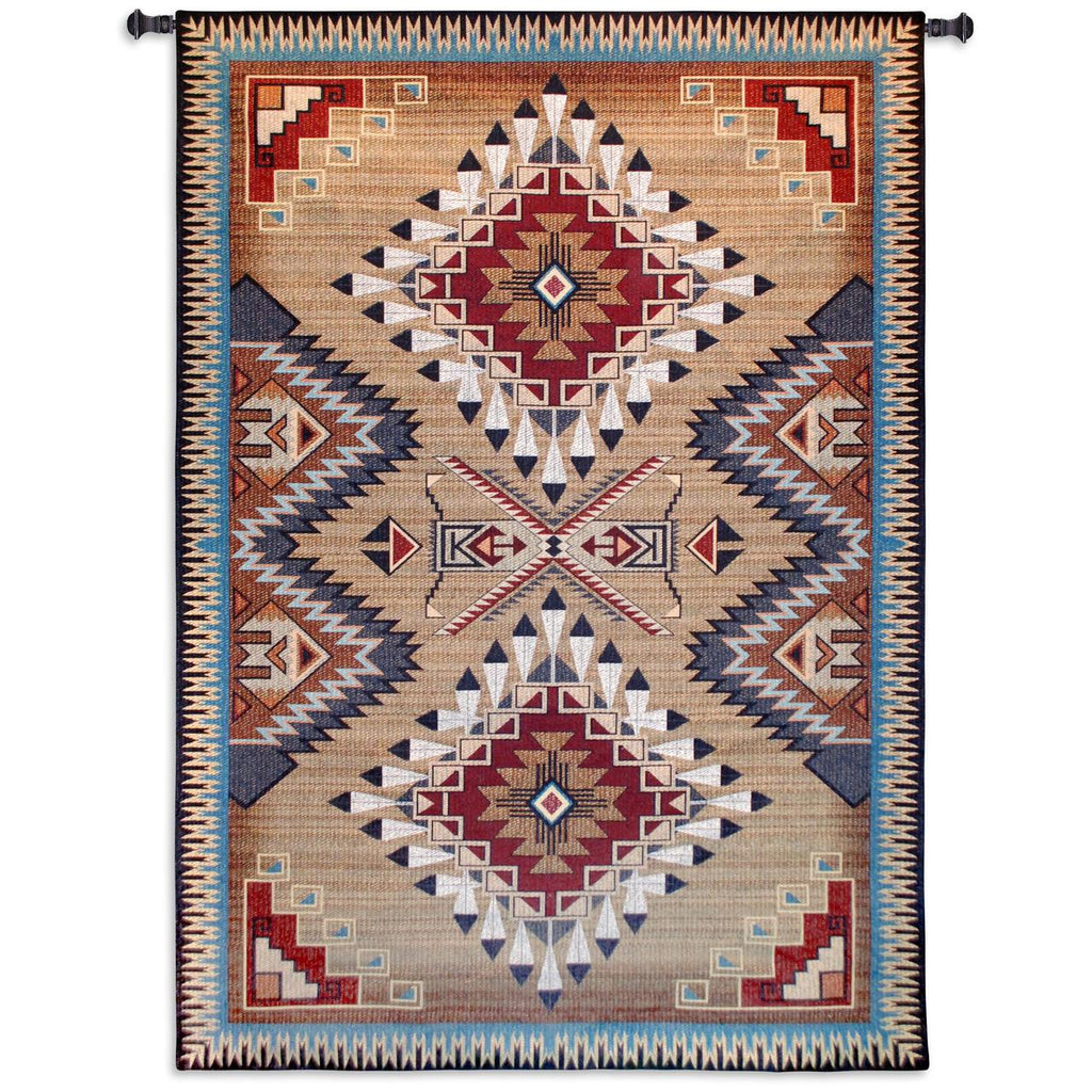 76x53 BRAZOS Southwest Tapestry Wall Hanging