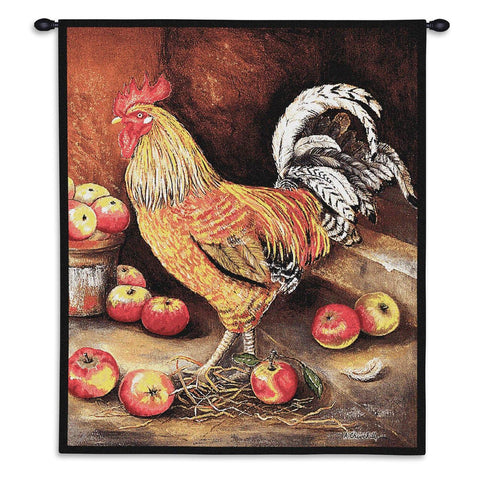 26x34 English Cockerel Rooster Wall Hanging
