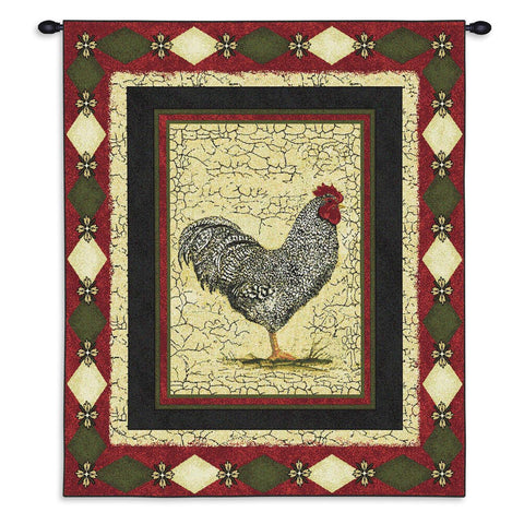 26x34 LE COQ Rooster Wall Hanging