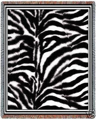 70x53 ZEBRA Skin Print Throw Blanket